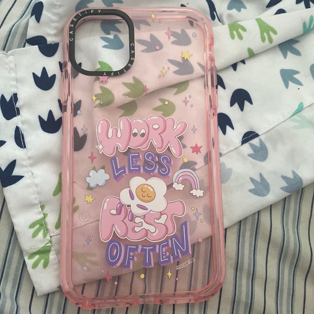 Casetify Work less, rest often iPhone 11/XR case